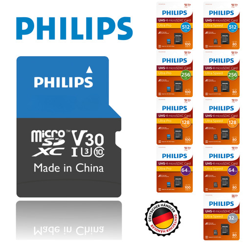 Scheda microsd philips - scheda,