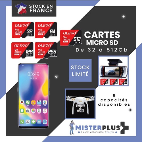 Carte micro 512 gb de - 512,
